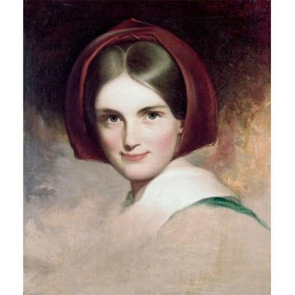 Charlotte Cushman 1843 Thomas Sully 1783-1872 American Oil on Canvas National Gallery of Art Washington DC Poster Print - 18 x 24 in.