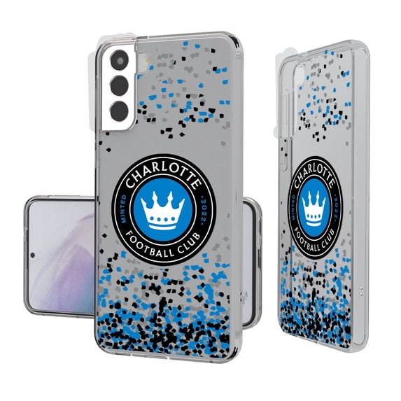 Charlotte FC Galaxy Confetti Clear Case
