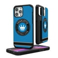 thumbnail image 1 of Charlotte FC iPhone Stripe Design Rugged Case, 1 of 6