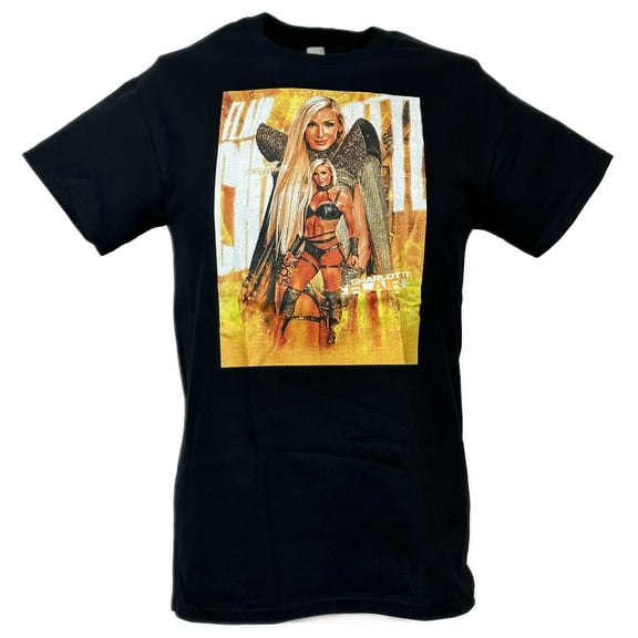 Charlotte Flair Poster Print Black T-shirt