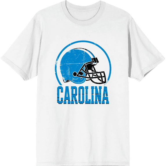 Charlotte Football Adult White Crew Neck Short Sleeve Tee-Medium