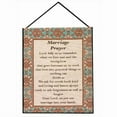 thumbnail image 1 of Charlotte Home Furnishings WW-8860-12390 Marriage Prayer Bannerette Fine Art Tapestry, 1 of 1