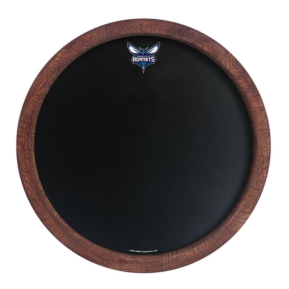 Charlotte Hornets 20.25'' Round Chalkboard Faux Barrel Top Sign