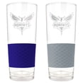 thumbnail image 1 of Charlotte Hornets 22oz. Logo Score Pint Glass Two-Piece Set, 1 of 1