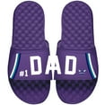 thumbnail image 1 of Charlotte Hornets ISlide Dad Slide Sandals - Purple, 1 of 1