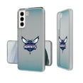 thumbnail image 1 of Charlotte Hornets Linen Logo Galaxy Clear Case, 1 of 1