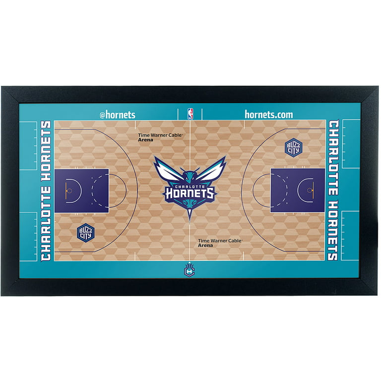 Charlotte Hornets Official NBA Court Framed Plaque