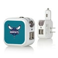 thumbnail image 1 of Charlotte Hornets Solid Design USB Charger, 1 of 1