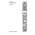 thumbnail image 1 of Pre-Owned Charlotte Mason's Home Education (Home Education Series) Paperback, 1 of 1