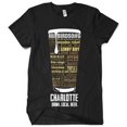 thumbnail image 1 of Charlotte, NC Beer Shirt - Black, X-Large | Typography Print Beer Lover Gift for Men, 1 of 2