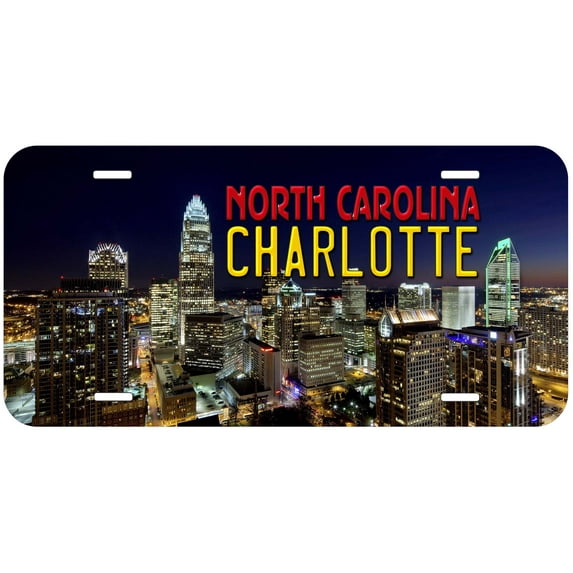 Charlotte NC TAG03 Novelty Car Auto License Plate