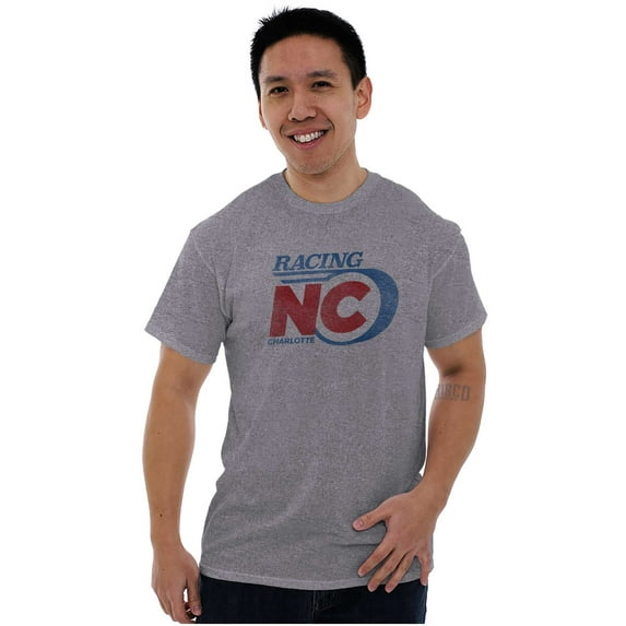 Charlotte North Carolina Auto Racing Men's Graphic T Shirt Tees Brisco Brands M