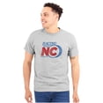 thumbnail image 1 of Charlotte North Carolina Auto Racing Plus Size Crewneck Graphic Tee Shirt Brisco Brands 4X, 1 of 5