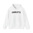 thumbnail image 1 of Charlotte North Carolina NC Moving Away Hoodie, Gifts, Hooded Sweatshirt, 1 of 4