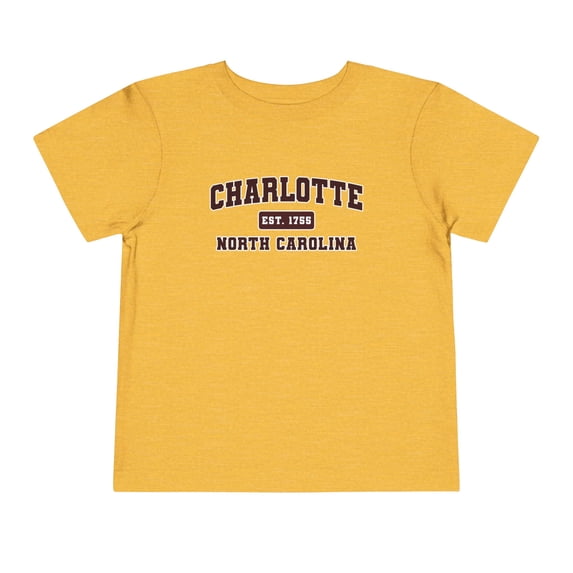 Charlotte North Carolina NC Trip Vacation Toddler Shirt Gift Boy Girl 2T-5T