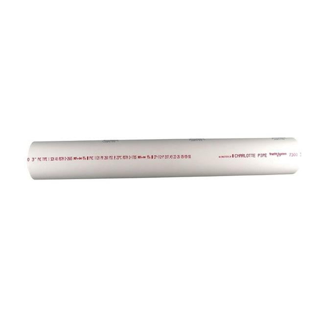 Solid Type Pipe Charlotte Pipe 1.05 x 2 in. Solid Pipe - Walmart.com