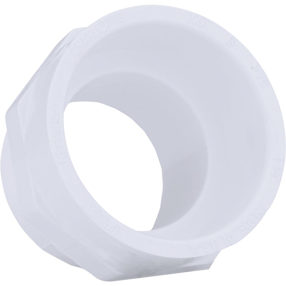 Charlotte Pipe 112 In. Hub x 112 In. MIP Schedule 40 DWV PVC Adapter PVC 00109 1000HA 442676