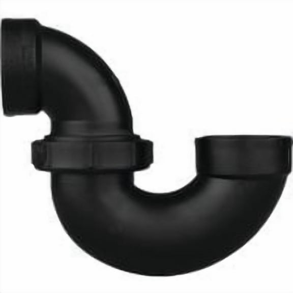 Charlotte Pipe P Trap With Union Abs/Dwv 1-1/2 " Black