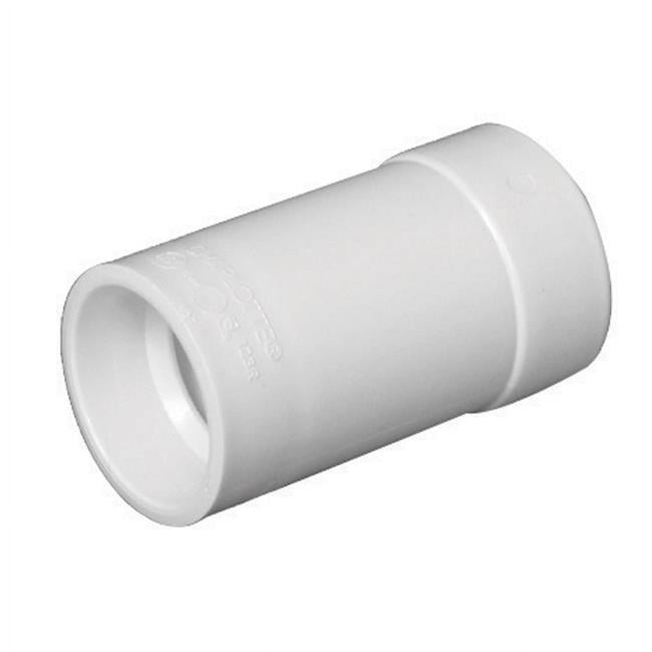 Charlotte Pipe 11/2 in. Hub X 2 in. D Spigot PVC Pipe Adapter 1 pk