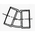 thumbnail image 1 of Charlotte Pipe 1-1/2 in. Hub x 1-1/2 in. Dia. Hub PVC Elbow, 1 of 1