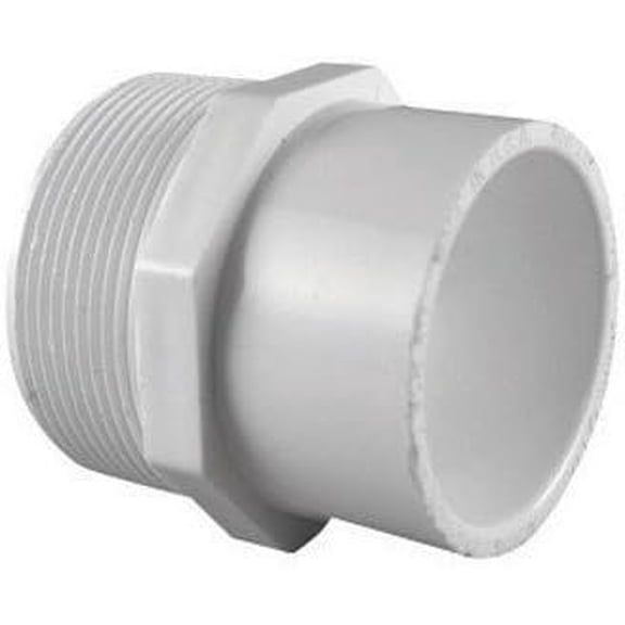 Charlotte Pipe 1-1/2 in. MPT x 2 in. Dia. Slip Pipe Adapter