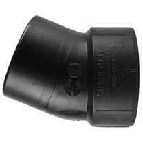 Charlotte Pipe 1-1/2 in. Spigot X 1-1/2 in. D Hub ABS 22-1/2 Degree Elbow