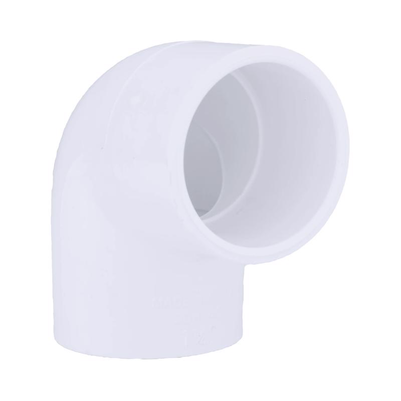 Charlotte Pipe 1-1/4 in. x 1-1/4 in. 90 Degree PVC Socket x Socket Elbow Fitting