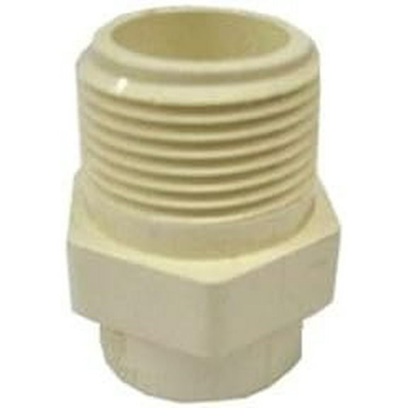 Charlotte Pipe CPVC Male Adapter Pipe Fitting - Cold Water Adapter - 1 Piece, One Size