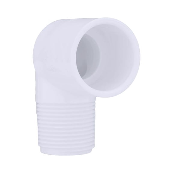 Charlotte Pipe 1 In. PVC Street Elbow - Schedule 40 90 Deg. Slip x Male - White