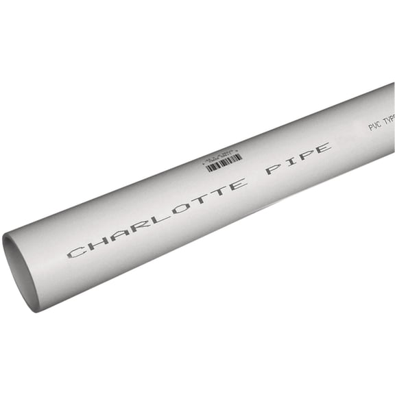Charlotte Pipe 2 Ft. Schedule 40 PVC Pressure Pipe - Pack of 8