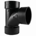 thumbnail image 1 of Charlotte Pipe 2 in. Hub X 2 in. D Hub ABS Sanitary Tee, 1 of 2