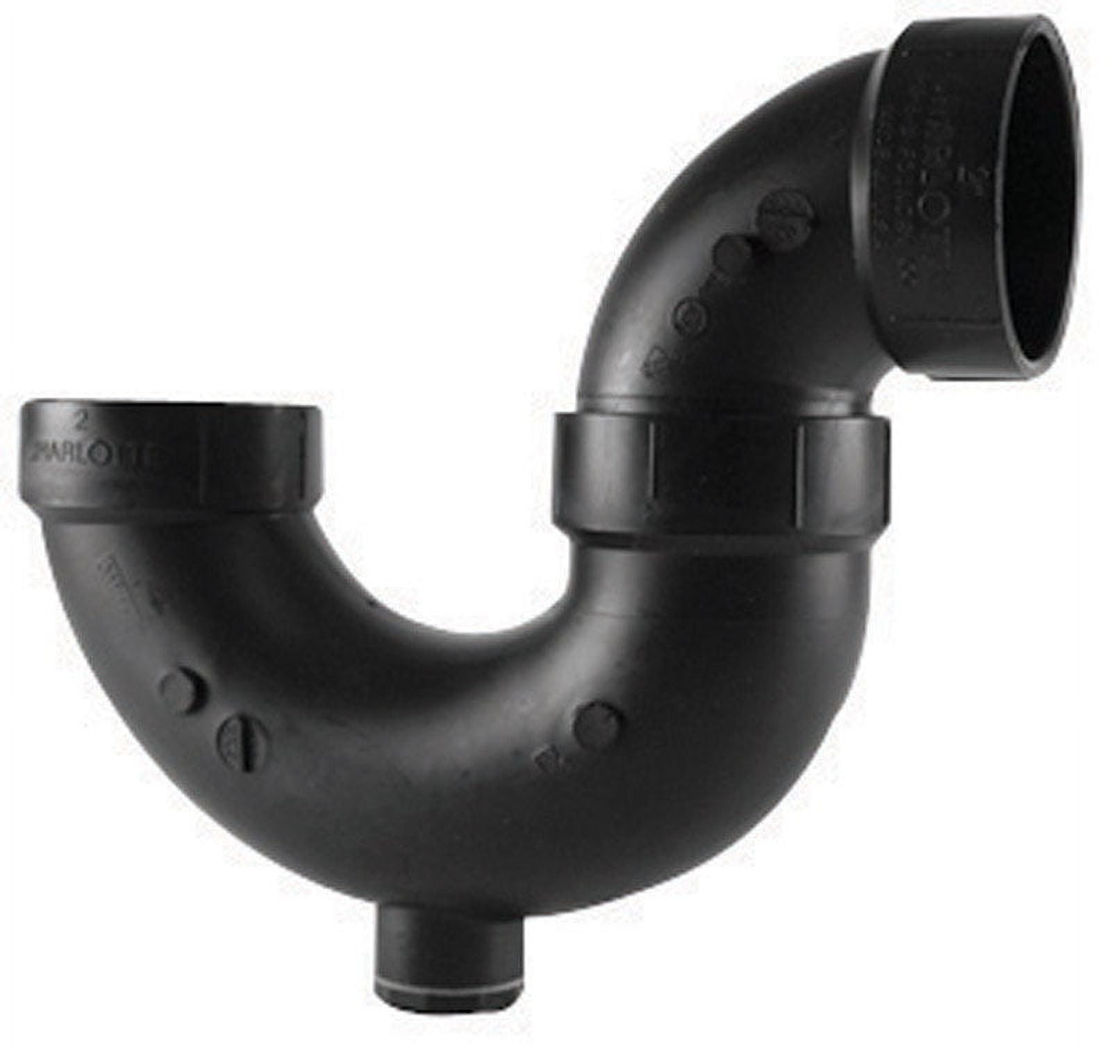 Charlotte Pipe 2 in. Hub x 2 in. Dia. Hub ABS P-Trap - Walmart.com