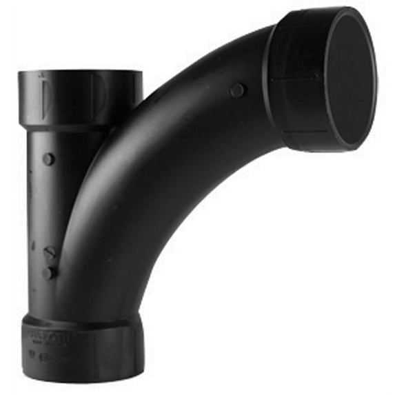 Charlotte Pipe 3 in. Hub x 3 in. Dia. Hub ABS Tee Wye