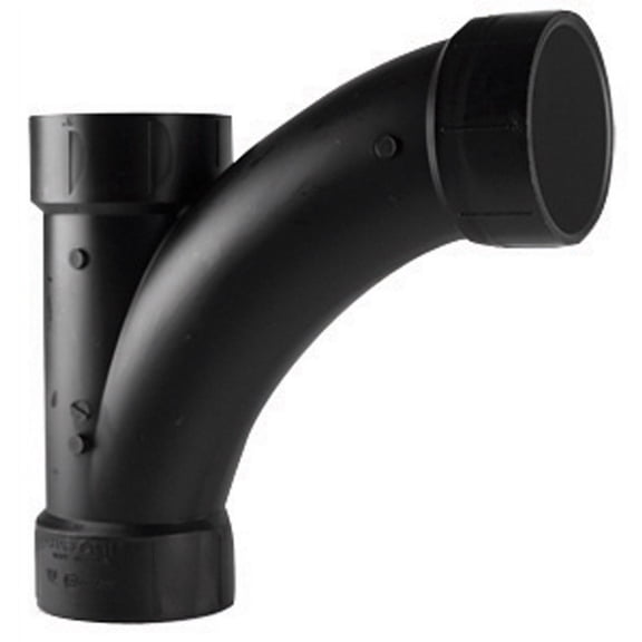 Charlotte Pipe 3 in. Hub x 3 in. Dia. Hub ABS Tee Wye