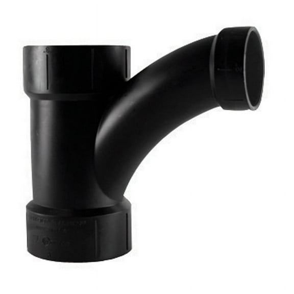 Charlotte Pipe 3 in. Hub x 3 in. Dia. Hub ABS Wye