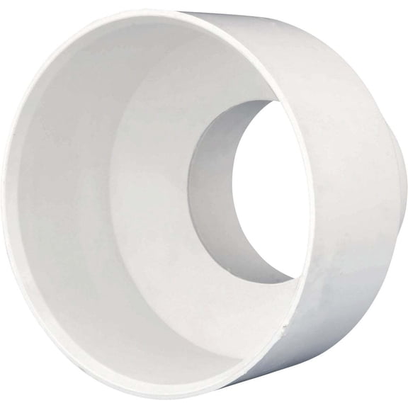 Charlotte Pipe PVC Reducing Coupling 01102 - Smooth Finish - 3 x 1-1/2 In.
