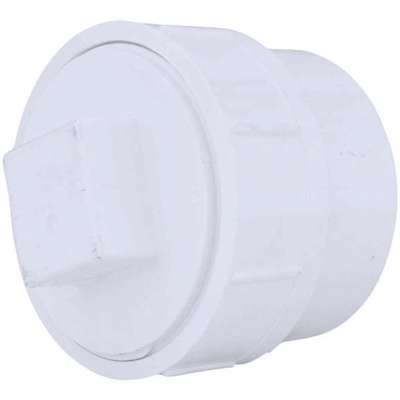 Charlotte Pipe Cleanout Plug Adapter - Durable Schedule 40 PVC DWV - 4 In, One Size