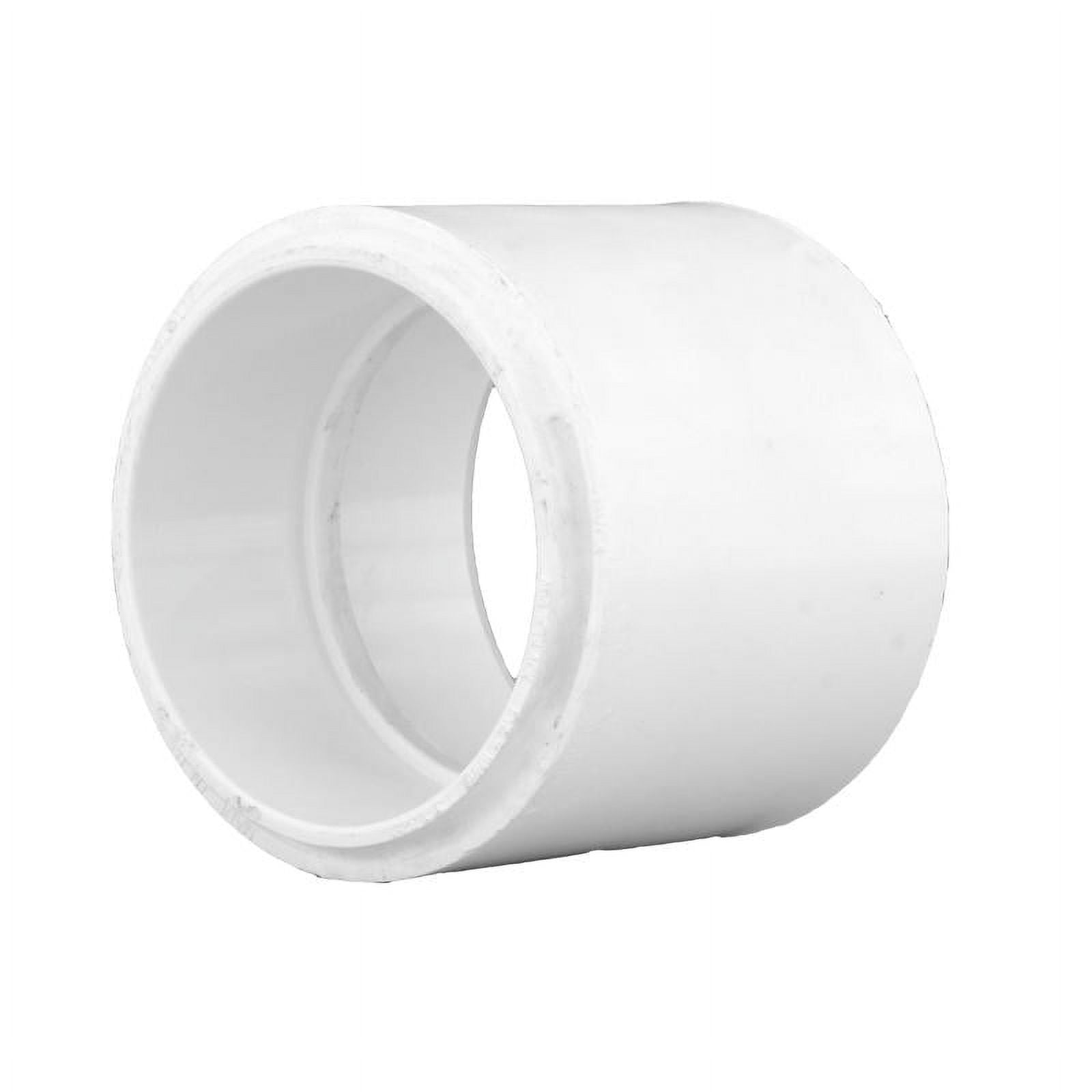 Charlotte Pipe 4 in. Hub x 3 in. Dia. Hub PVC Coupling