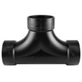 thumbnail image 1 of Charlotte Pipe 4 in. Hub x 4 in. Dia. Hub ABS Flush Cleanout Tee, 1 of 5