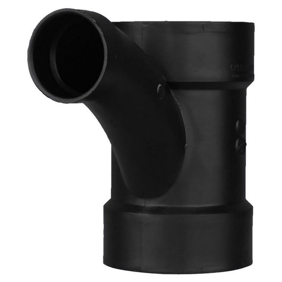 Charlotte Pipe 4 in. Hub x 4 in. Dia. Hub ABS Wye
