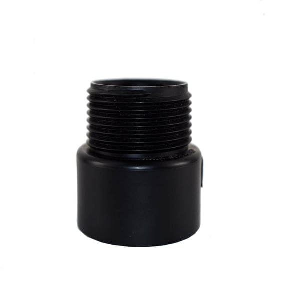 Charlotte Pipe 4 in. MPT x 4 in. Dia. Hub ABS Adapter