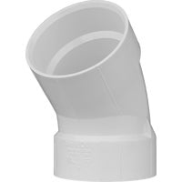 Charlotte Pipe 45 Deg. Short Radius PVC Elbow - Pack of 4 Bulk Restock Pack