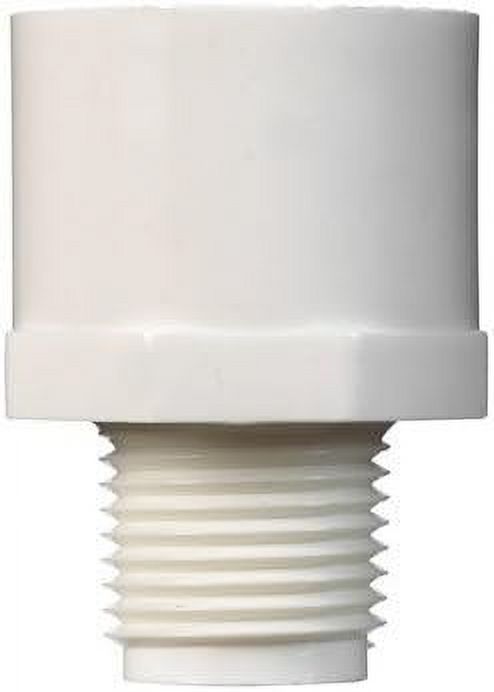 Charlotte Pipe 90 Degree Elbow 3/4 " X 1/2 " White Pvc Schedule 40