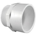 thumbnail image 1 of Charlotte Pipe PVC Adapter 2 in - Schedule 40 - 2 in White, 2 PVC Adapter, 1 of 1