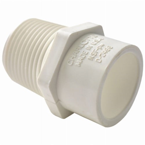 Charlotte Pipe Adapter 3/4 " Mpt X 1/2 " Pvc Schedule 40 Case of 25