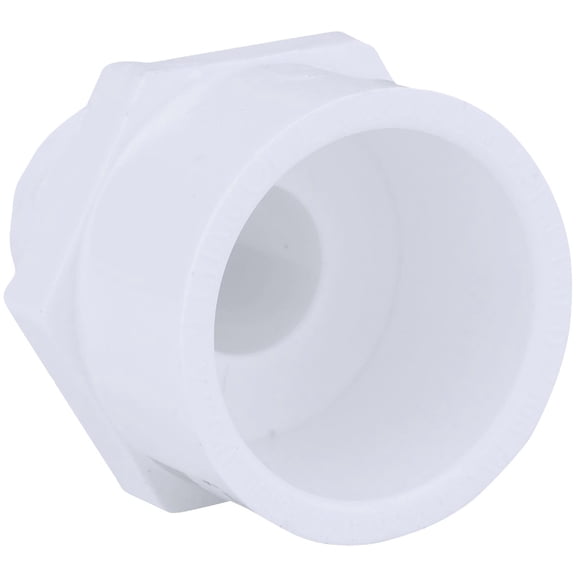 Charlotte Pipe Adapter SCH 40 PVC 2" X 1-1/2" White