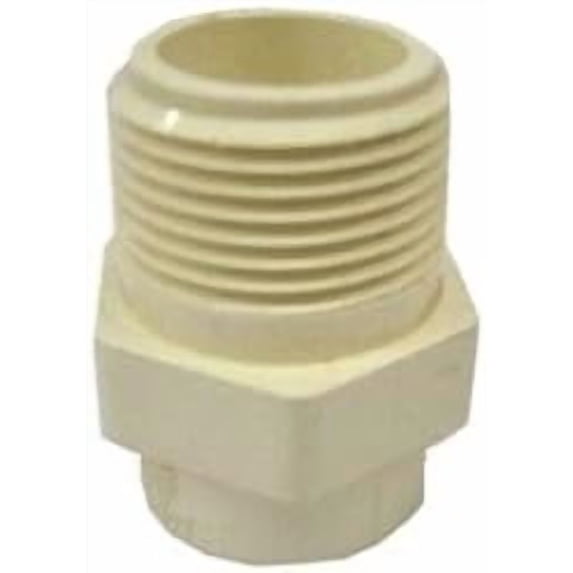 Charlotte Pipe CPVC Male Adapter Pipe Fitting - Cold Water Adapter - 1 ...