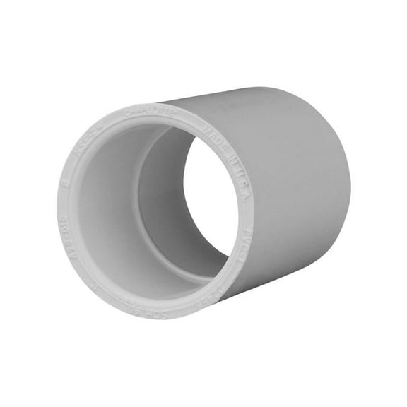 Charlotte Pipe Schedule 40 Pressure PVC Coupling, Case of 50