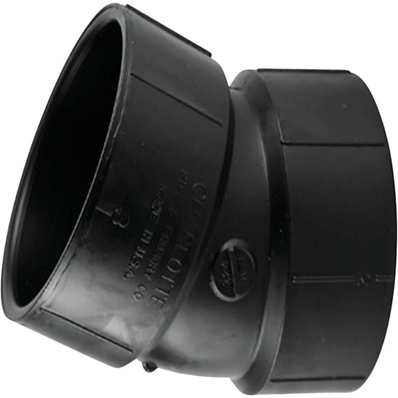 Charlotte Pipe Elbow 22 ABS DWV 3" HXH [Misc.]