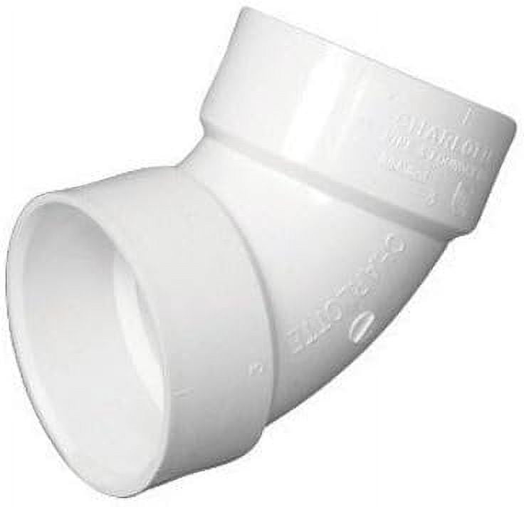 Charlotte Pipe 4-in 45-Degree ABS DWV Elbow In The ABS DWV Pipe